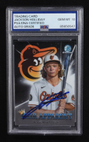 Jackson Holliday Signed 2022 Bowman Chrome Draft Heir Apparent #HA1 RC (PSA | Autograph Graded 10) at PristineAuction.com