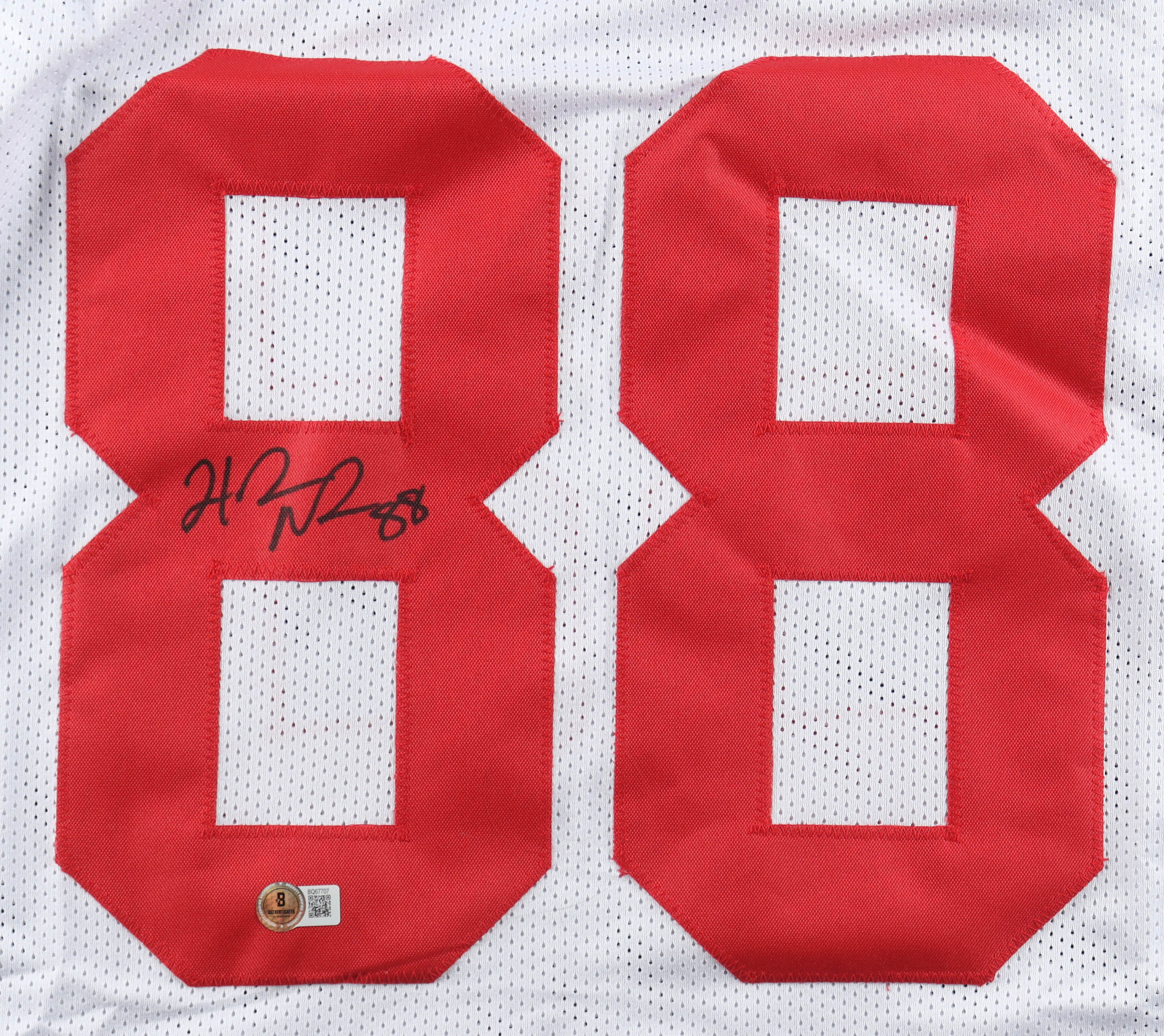 Hakeem Nicks Signed Jersey (Beckett) at PristineAuction.com Hakeem Nicks Signed Jersey (Beckett) at PristineAuction.com