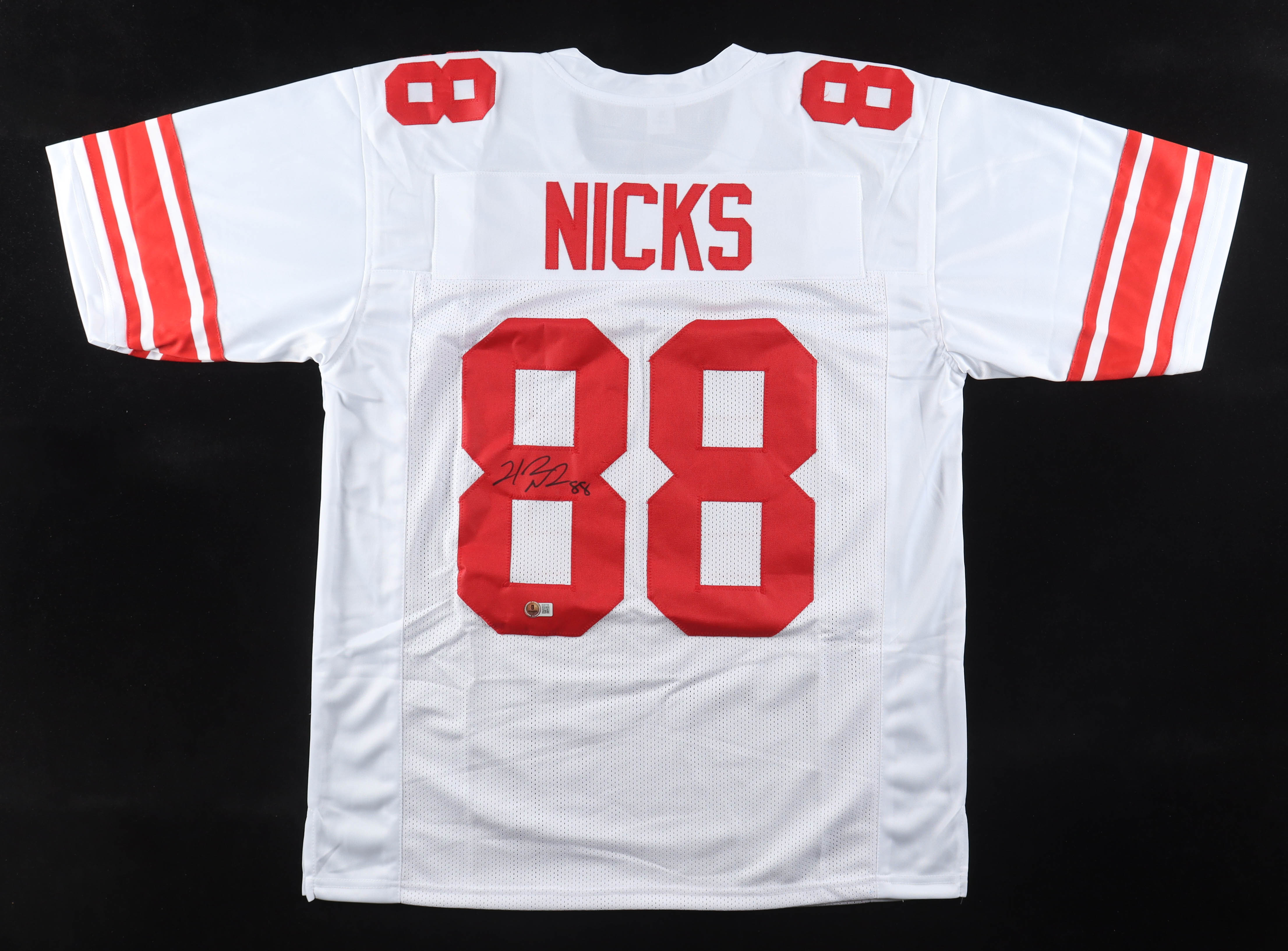 Hakeem Nicks Signed Jersey (Beckett) at PristineAuction.com Hakeem Nicks Signed Jersey (Beckett) at PristineAuction.com