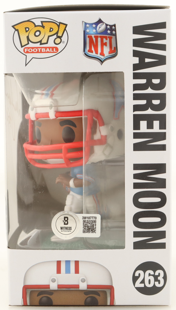Warren Moon Signed "Oilers" #263 Funko Pop! Vinyl Figure Inscribed "HOF 06" (Beckett) at PristineAuction.com Warren Moon Signed "Oilers" #263 Funko Pop! Vinyl Figure Inscribed "HOF 06" (Beckett) at PristineAuction.com