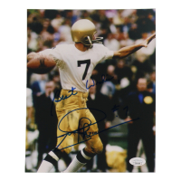 Joe Theismann Signed Notre Dame Fighting Irish 8x10 Photo Inscribed "Best Wishes" (JSA) at PristineAuction.com