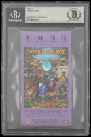 Terrell Davis Signed 1998 Super Bowl XXXII Ticket Stub Inscribed "SB XXXII MVP" (BGS) at PristineAuction.com