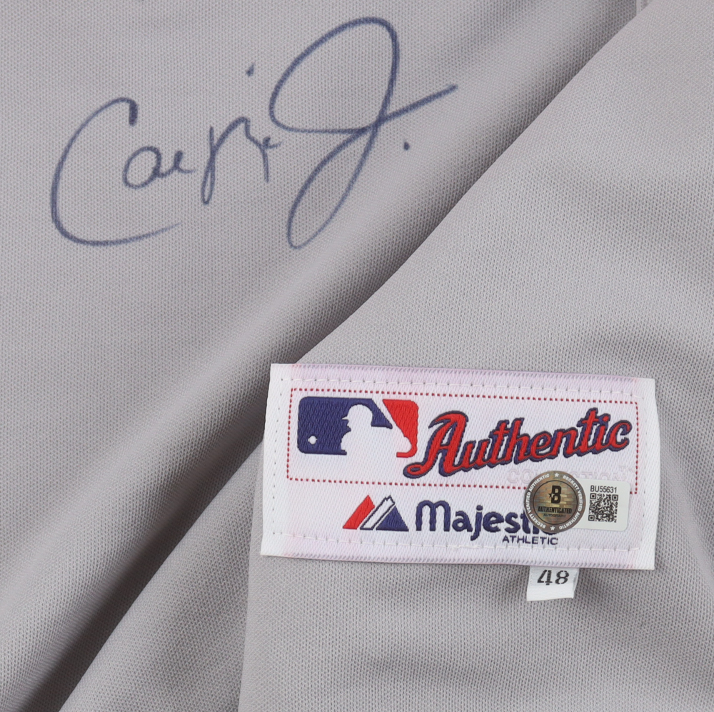 Cal Ripken Jr. Signed Orioles Majestic Authentic Jersey (Beckett) at PristineAuction.com Cal Ripken Jr. Signed Orioles Majestic Authentic Jersey (Beckett) at PristineAuction.com