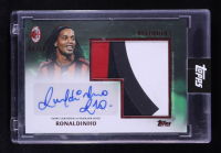 Ronaldinho 2024-25 FC Barcelona 125th Anniversary Topps 125 Legacy Autographs Relics Black #LRRN #06/10 at PristineAuction.com