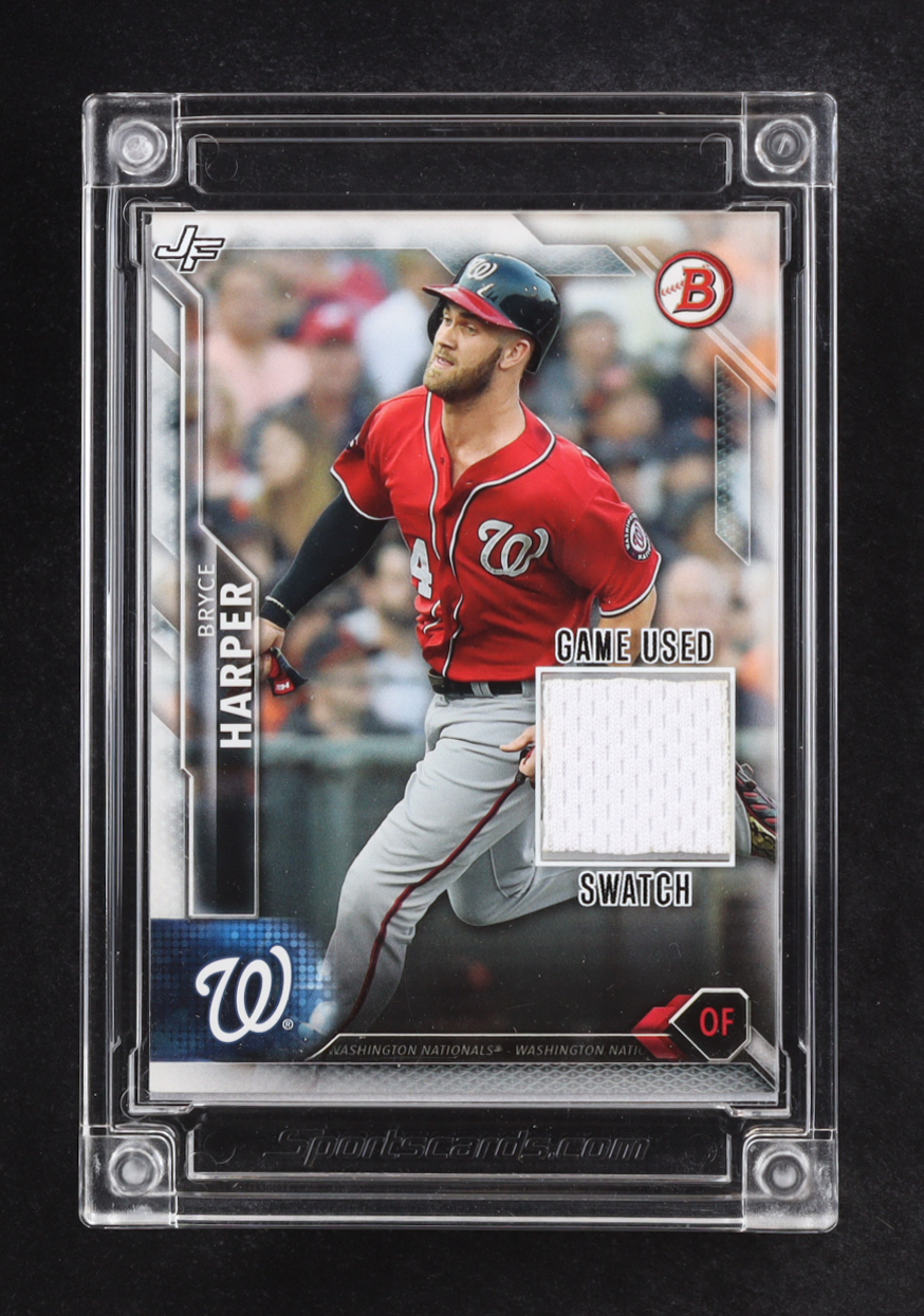 Bryce Harper 2024 Jersey Fusion Bowman Game Used Swatch #BH914 at PristineAuction.com Bryce Harper 2024 Jersey Fusion Bowman Game Used Swatch #BH914 at PristineAuction.com
