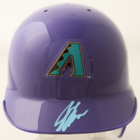 Jordan Lawlar Signed Diamondbacks Mini Helmet (JSA) at PristineAuction.com