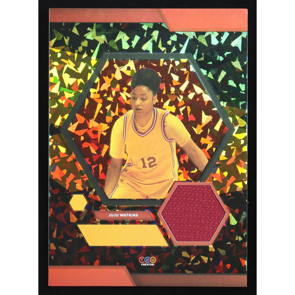 JuJu Watkins 2024 TruSport Jumbo Trucreator Cracked Ice #19 #JC-JJW JSY at PristineAuction.com JuJu Watkins 2024 TruSport Jumbo Trucreator Cracked Ice #19 #JC-JJW JSY at PristineAuction.com