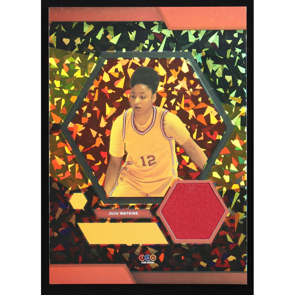 JuJu Watkins 2024 TruSport Jumbo Trucreator Cracked Ice #19 #JC-JJW JSY at PristineAuction.com JuJu Watkins 2024 TruSport Jumbo Trucreator Cracked Ice #19 #JC-JJW JSY at PristineAuction.com