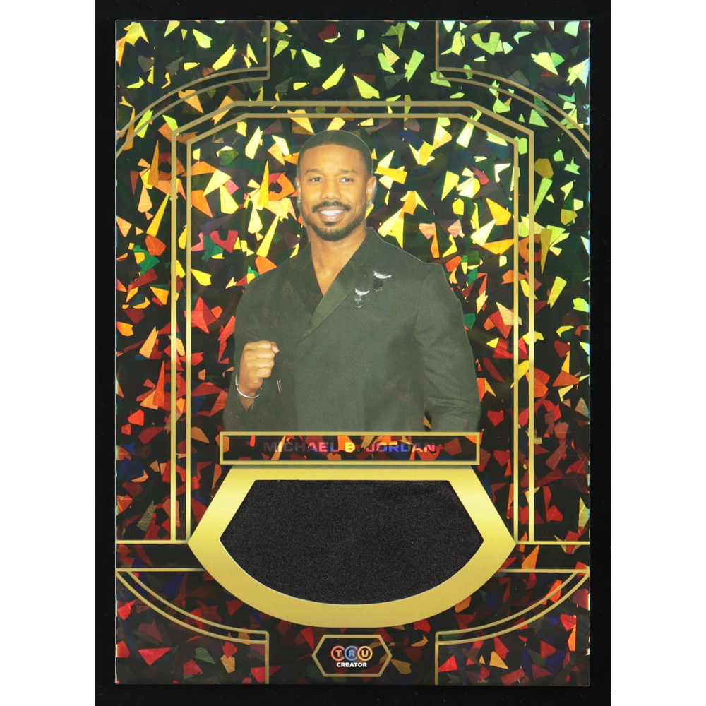Michael B. Jordan 2024 TruSport Jumbo Trucreator Cracked Ice #23 JSY at PristineAuction.com