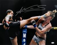 Amanda Nunes Signed UFC 16x20 Photo (JSA) at PristineAuction.com