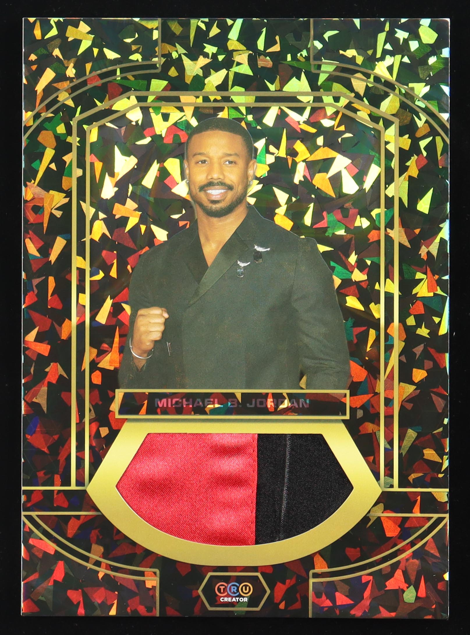 Michael B. Jordan 2024 TruSport Jumbo Trucreator Cracked Ice #23 JSY at PristineAuction.com Michael B. Jordan 2024 TruSport Jumbo Trucreator Cracked Ice #23 JSY at PristineAuction.com