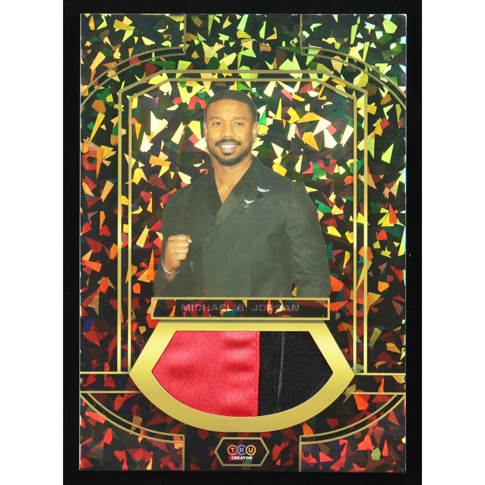 Michael B. Jordan 2024 TruSport Jumbo Trucreator Cracked Ice #23 JSY at PristineAuction.com