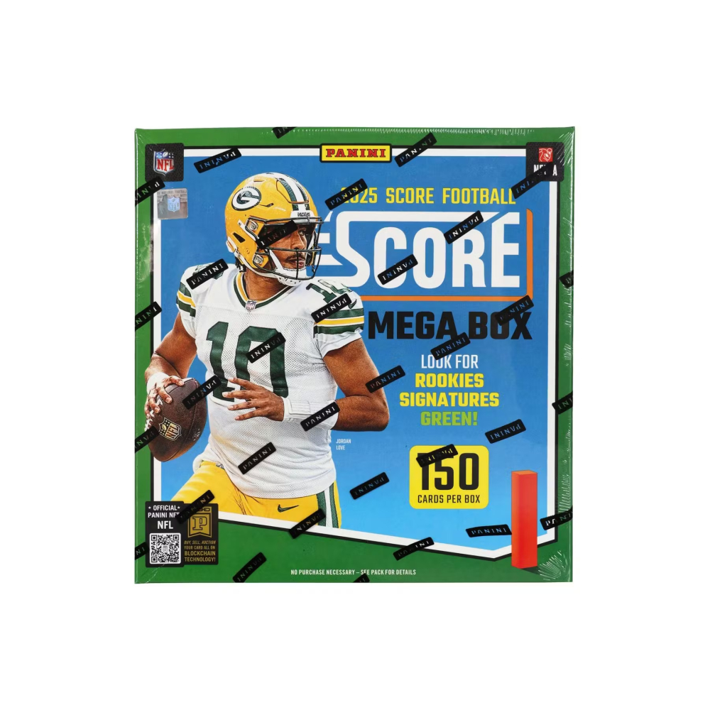 2025 Panini Score Football Mega Box with (10) Packs at PristineAuction.com