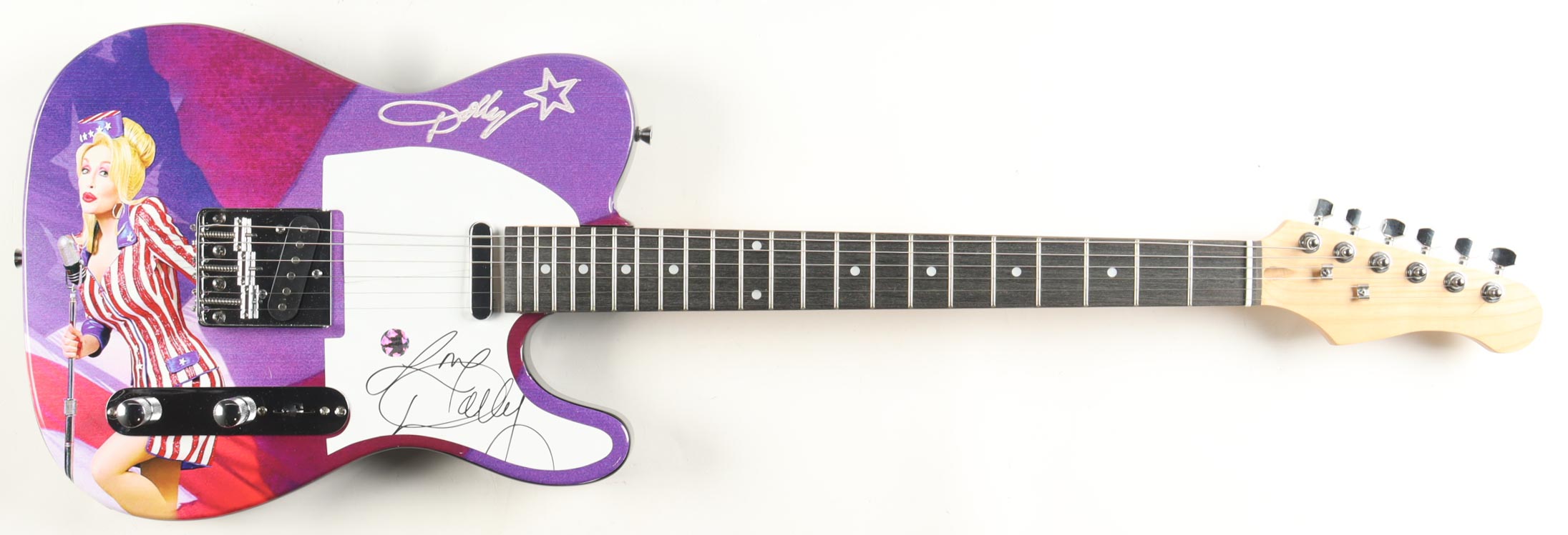 Dolly Parton Signed Full-Size Electric Guitar Inscribed "Love" (Autograph Pros & REAL) at PristineAuction.com Dolly Parton Signed Full-Size Electric Guitar Inscribed "Love" (Autograph Pros & REAL) at PristineAuction.com