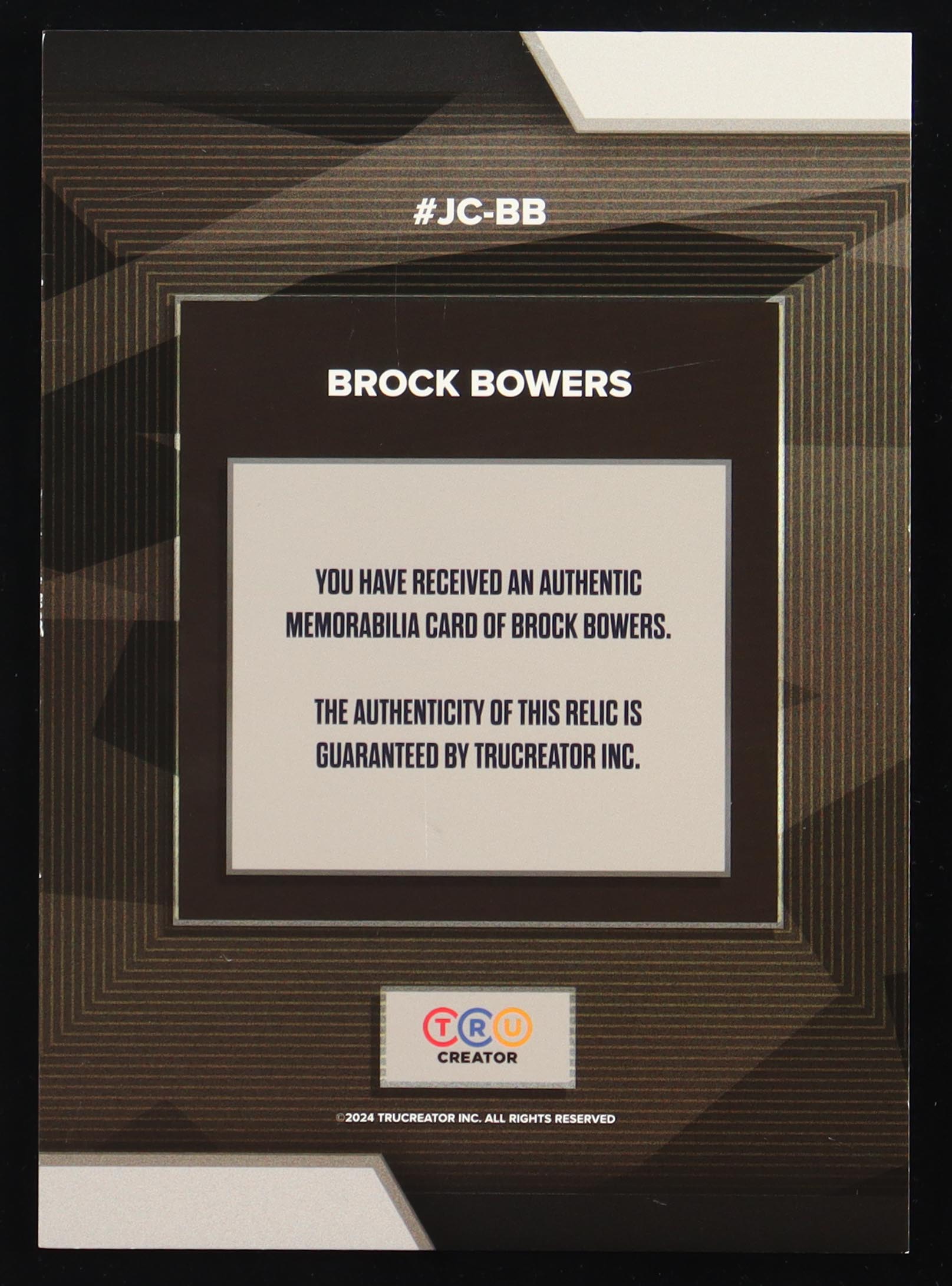 Brock Bowers 2024 TruCreator Jumbo Cracked Ice #07 #JCBB JSY RC at PristineAuction.com Brock Bowers 2024 TruCreator Jumbo Cracked Ice #07 #JCBB JSY RC at PristineAuction.com