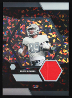 Brock Bowers 2024 TruCreator Jumbo Cracked Ice #07 #JCBB JSY RC at PristineAuction.com