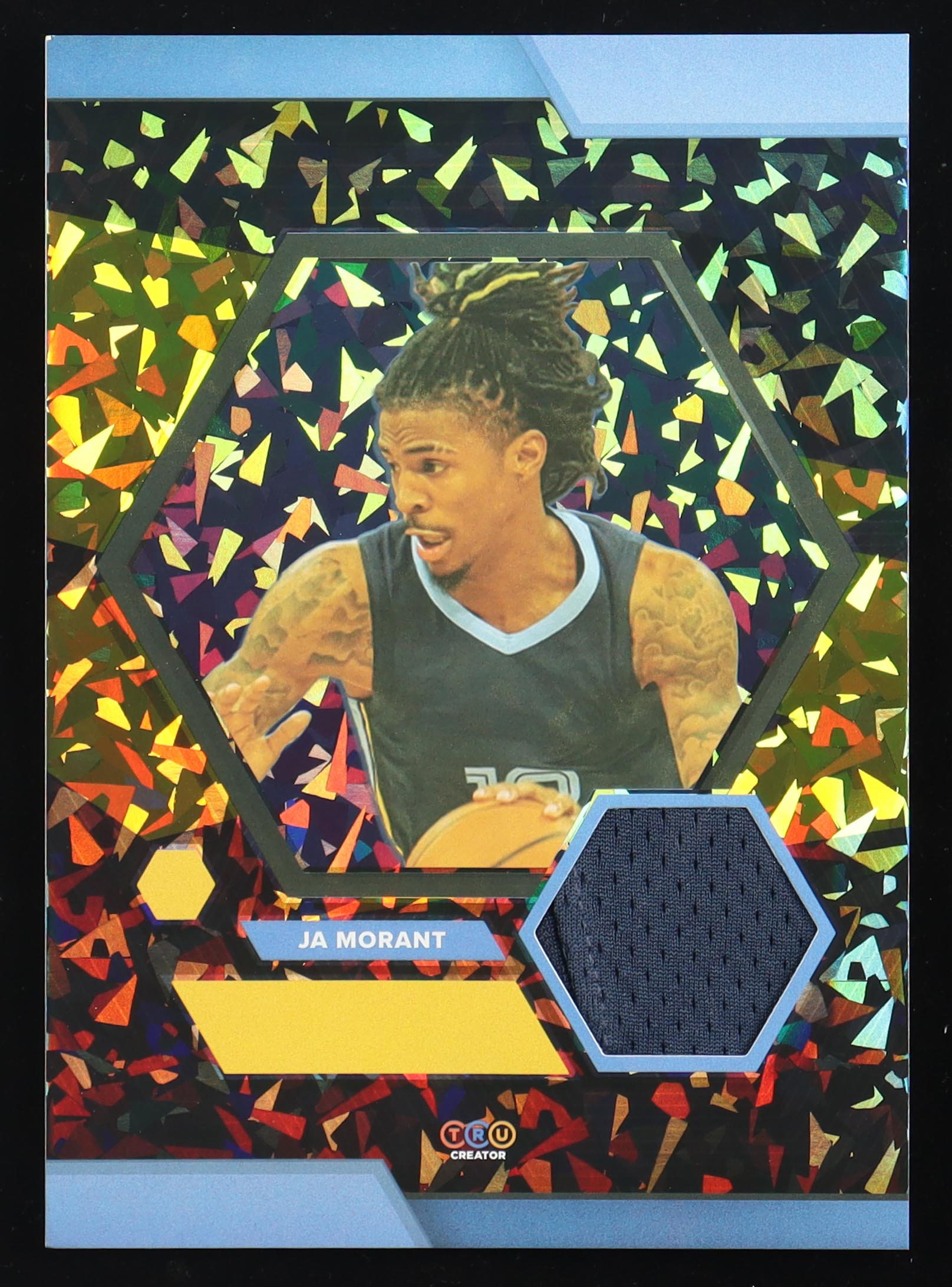 Ja Morant 2024 TruSport Jumbo Trucreator Cracked Ice #24 #JC-JM JSY at PristineAuction.com Ja Morant 2024 TruSport Jumbo Trucreator Cracked Ice #24 #JC-JM JSY at PristineAuction.com