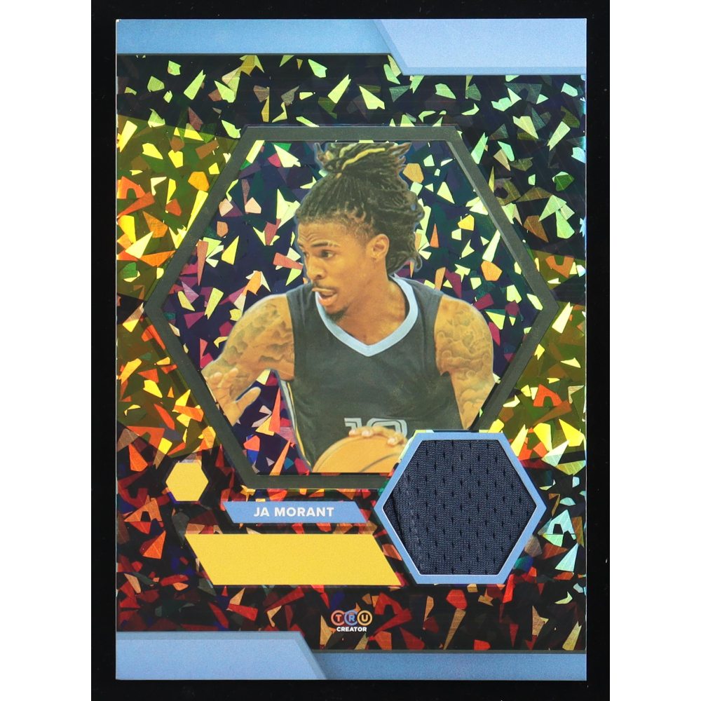 Ja Morant 2024 TruSport Jumbo Trucreator Cracked Ice #24 #JC-JM JSY at PristineAuction.com