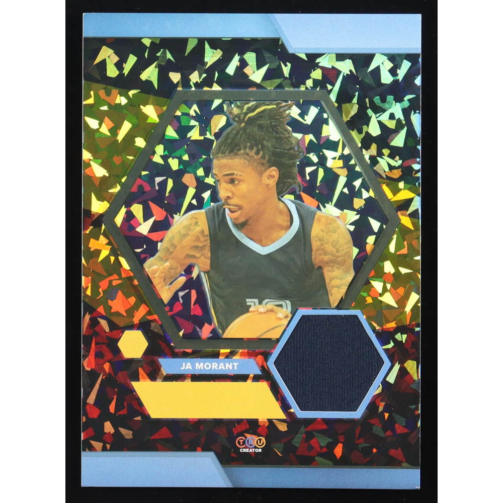 Ja Morant 2024 TruSport Jumbo Trucreator Cracked Ice #24 #JC-JM JSY at PristineAuction.com Ja Morant 2024 TruSport Jumbo Trucreator Cracked Ice #24 #JC-JM JSY at PristineAuction.com