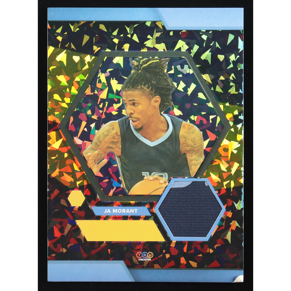 Ja Morant 2024 TruSport Jumbo Trucreator Cracked Ice #24 #JC-JM JSY at PristineAuction.com