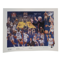Steve Kerr & Lute Olsen Signed LE Arizona Wildcats "The Players" 18.5x24 Lithograph (Beckett) at PristineAuction.com