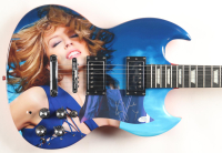 Kylie Minogue Signed Full-Size Electric Guitar Inscribed "X" (ACOA) at PristineAuction.com