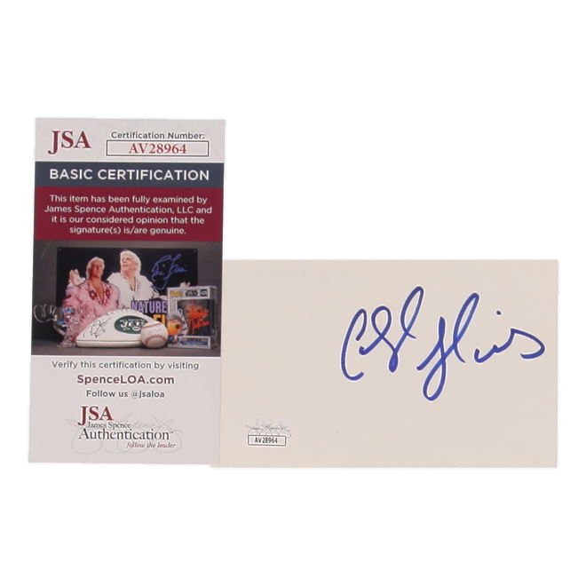 Cheryl Hines Signed Index Card (JSA) at PristineAuction.com Cheryl Hines Signed Index Card (JSA) at PristineAuction.com