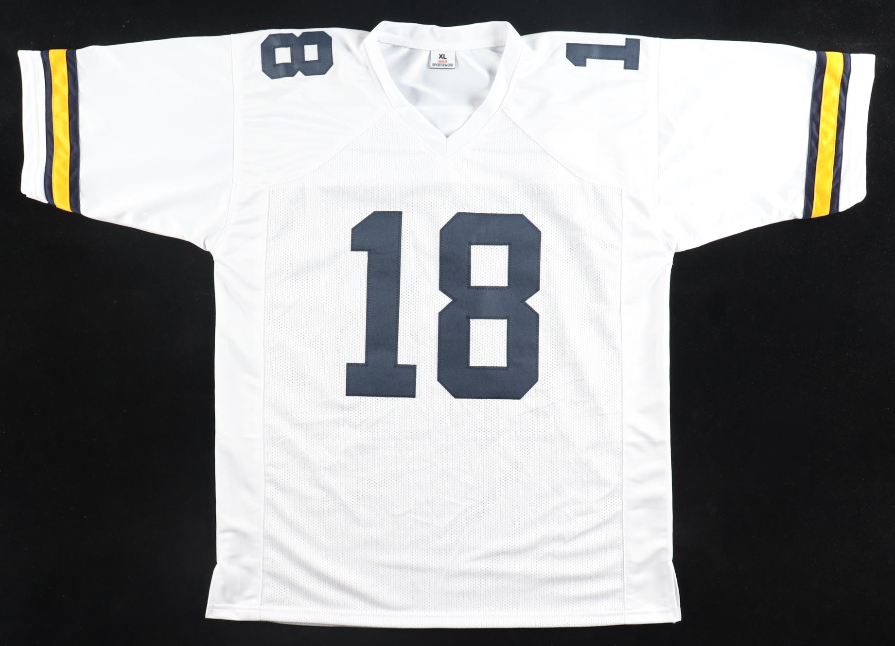 Colston Loveland Signed Jersey Inscribed "3-0 Vs Lil Bro" (Beckett) at PristineAuction.com Colston Loveland Signed Jersey Inscribed "3-0 Vs Lil Bro" (Beckett) at PristineAuction.com