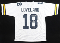 Colston Loveland Signed Jersey Inscribed "3-0 Vs Lil Bro" (Beckett) at PristineAuction.com