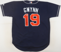 Tony Gwynn Signed Padres Russell Athletic Authentic Jersey (Beckett) at PristineAuction.com