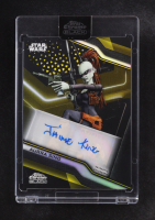 Jamie King 2024 Topps Chrome Black Star Wars Autograph as Aurra Sing #A-JK #06/50 at PristineAuction.com