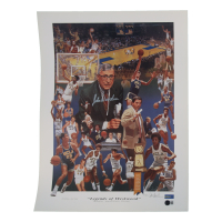 John Wooden Signed LE UCLA Bruins "Legends of Westwood" 18.5x24 Lithograph (Beckett) at PristineAuction.com