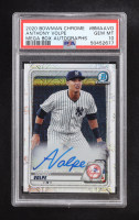 Anthony Volpe 2020 Bowman Chrome Mega Box Prospect Autograph Refractors #BMAAVO RC (PSA 10) at PristineAuction.com