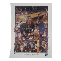 John Wooden Signed LE UCLA Bruins "Legends of Westwood" 18.5x24 Lithograph (Beckett) at PristineAuction.com