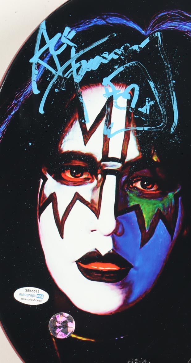 Ace Frehley Signed Full-Size Custom Electric Guitar with Hand-Drawn Ace Playing Card Sketch (ACOA & Autograph Pros) at PristineAuction.com Ace Frehley Signed Full-Size Custom Electric Guitar with Hand-Drawn Ace Playing Card Sketch (ACOA & Autograph Pros) at PristineAuction.com