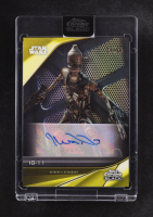 Taika Waititi 2023 Topps Chrome Black Star Wars Autograph as IG-11 #A-TW #17/50 at PristineAuction.com