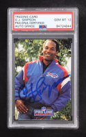 O.J.Simpson Signed 1991 Pro Line Portraits RET #28 (PSA | Auto Grade PSA 10) at PristineAuction.com