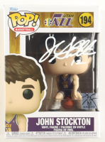 John Stockton Signed Jazz #194 Funko Pop! Vinyl Figure (Beckett) at PristineAuction.com