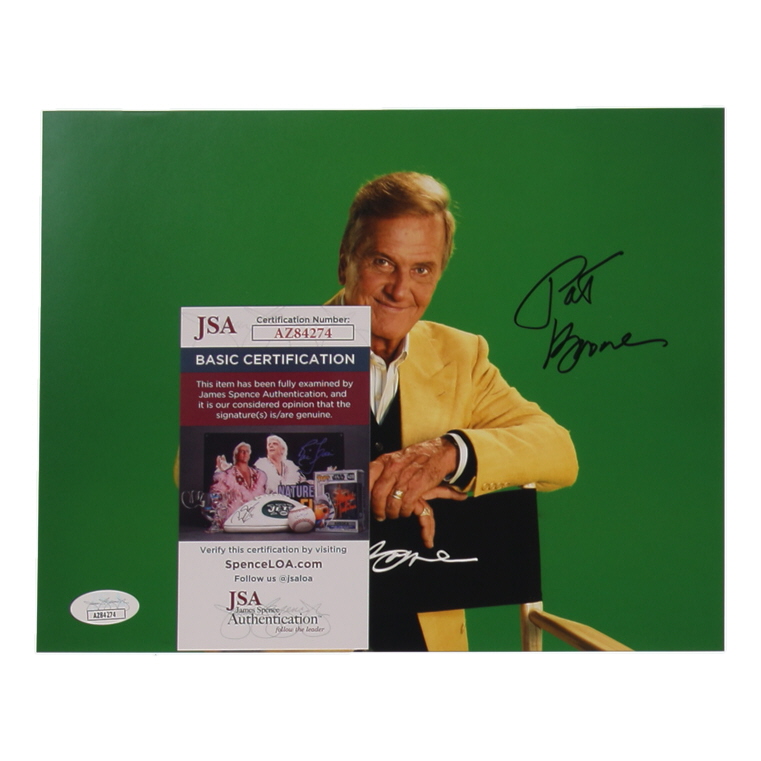 Pat Boone Signed 8x10 Photo (Beckett) at PristineAuction.com Pat Boone Signed 8x10 Photo (Beckett) at PristineAuction.com