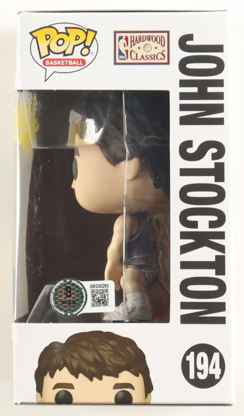 John Stockton Signed Jazz #194 Funko Pop! Vinyl Figure (Beckett) at PristineAuction.com John Stockton Signed Jazz #194 Funko Pop! Vinyl Figure (Beckett) at PristineAuction.com