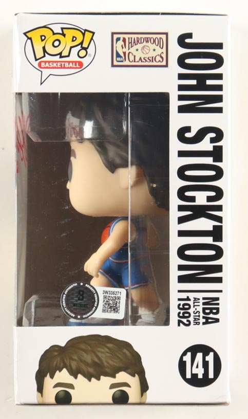 John Stockton Signed "NBA All-Stars" #141 Funko Pop! Vinyl Figure (Beckett) at PristineAuction.com John Stockton Signed "NBA All-Stars" #141 Funko Pop! Vinyl Figure (Beckett) at PristineAuction.com