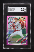 Shohei Ohtani 2021 Topps Chrome Pink Refractor #159 (SGC 10) at PristineAuction.com