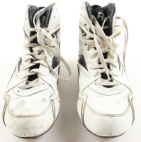 Dermontti Dawson & Todd Kalis Twice-Signed Game-Used Pair of 1994 Reebok Football Cleats (Beckett & Mears) at PristineAuction.com