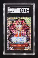 Trevor Lawrence 2021 Wild Card Alumination Autographed Silver #ABC-A RC (SGC 10 | Autograph Grade 10) at PristineAuction.com