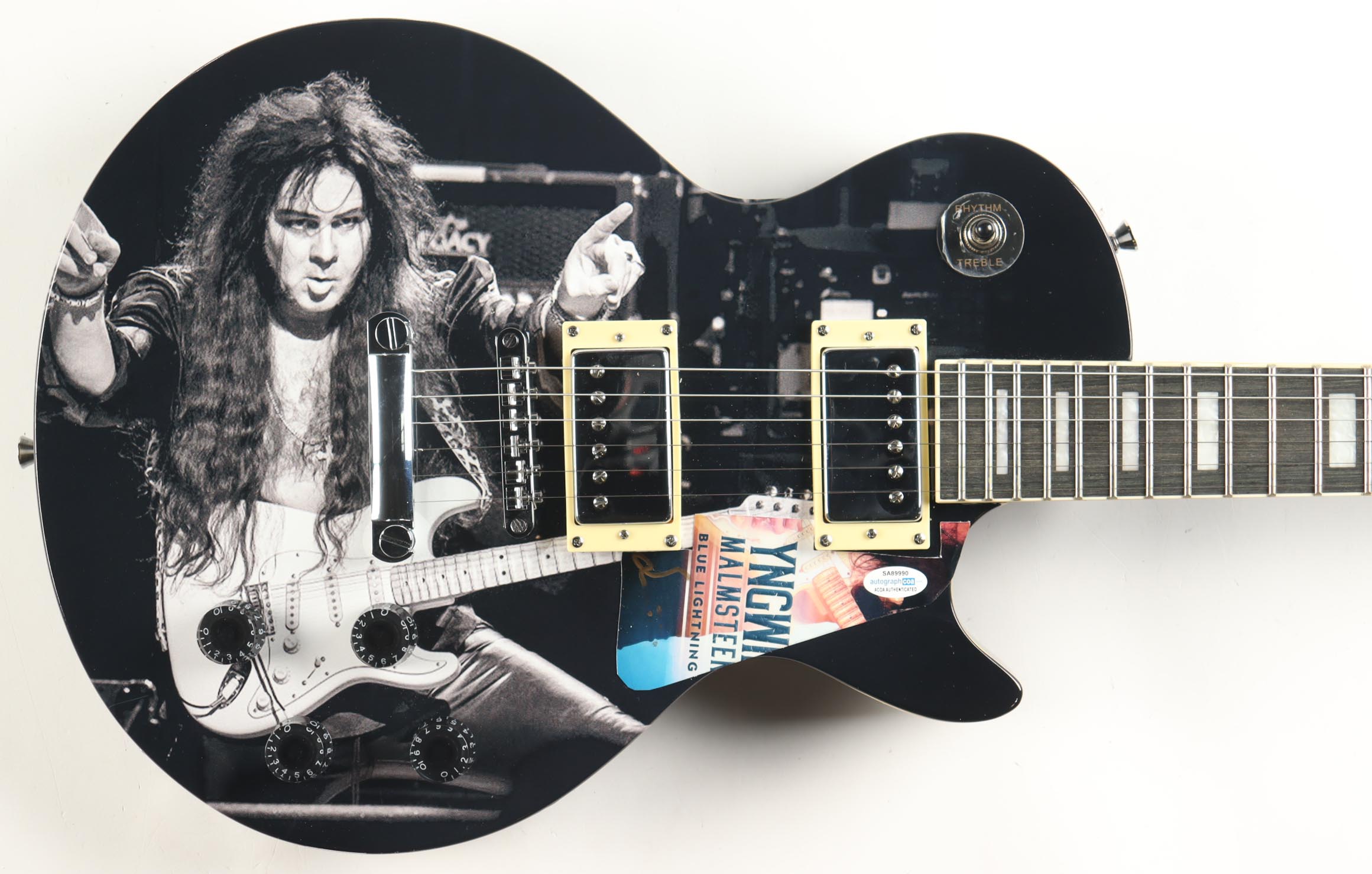 Yngwie Malmsteen Signed Full-Size Electric Guitar (ACOA, Autograph Pros & REAL) at PristineAuction.com Yngwie Malmsteen Signed Full-Size Electric Guitar (ACOA, Autograph Pros & REAL) at PristineAuction.com