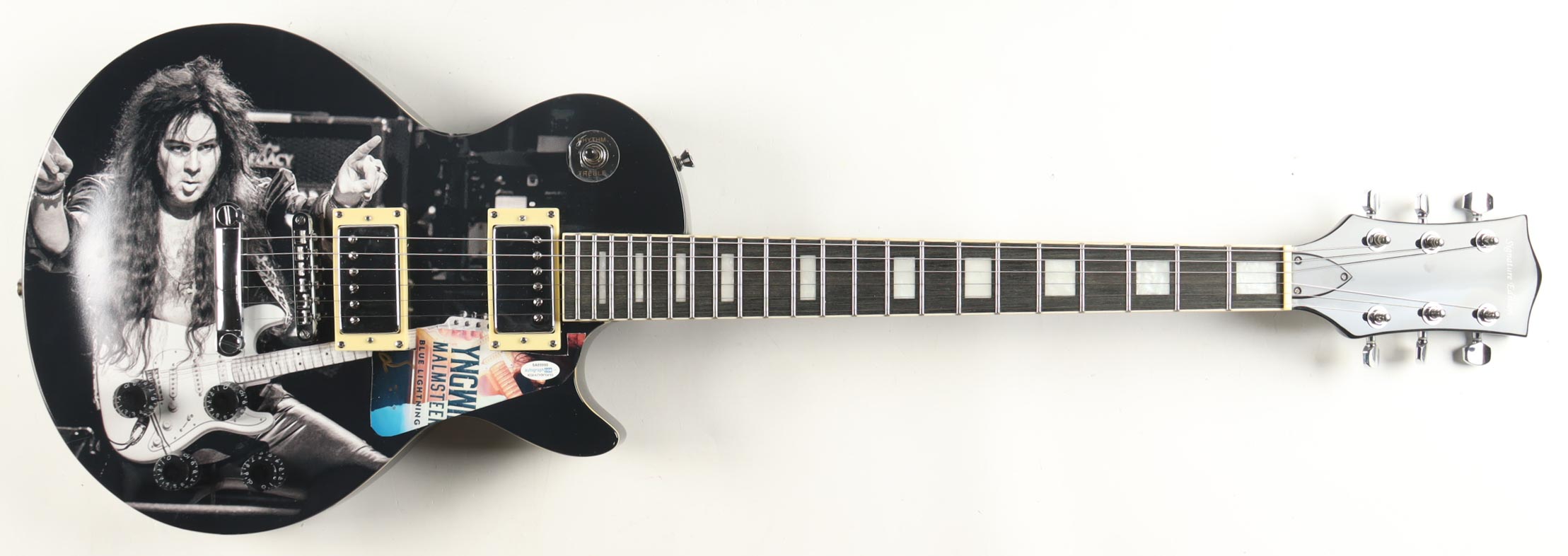 Yngwie Malmsteen Signed Full-Size Electric Guitar (ACOA, Autograph Pros & REAL) at PristineAuction.com Yngwie Malmsteen Signed Full-Size Electric Guitar (ACOA, Autograph Pros & REAL) at PristineAuction.com