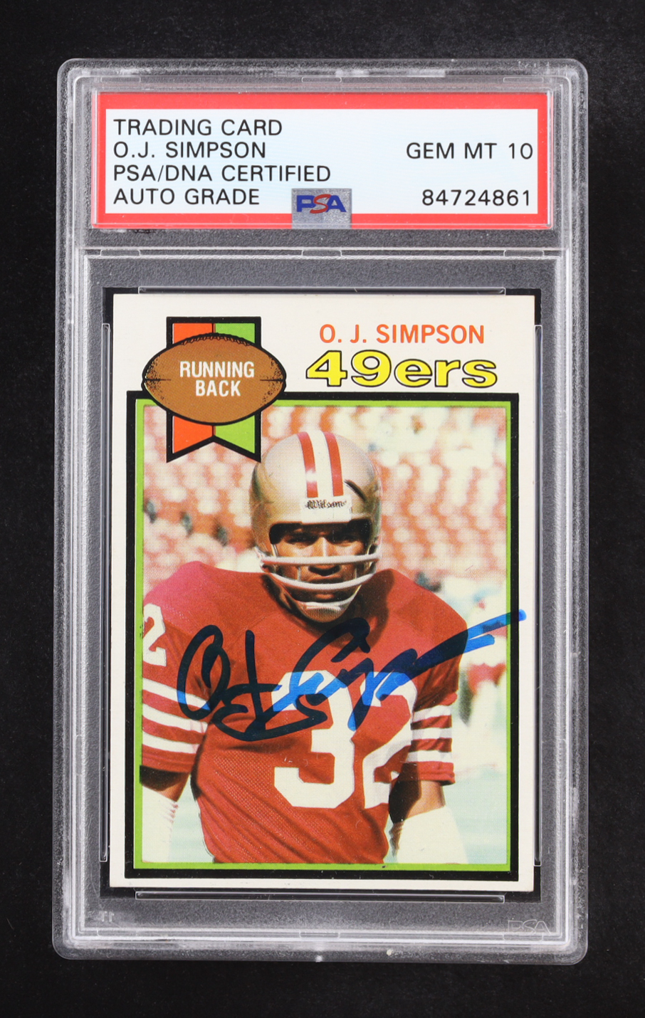 O.J. Simpson Signed 1979 Topps #170 (PSA | Auto Grade PSA 10) at PristineAuction.com O.J. Simpson Signed 1979 Topps #170 (PSA | Auto Grade PSA 10) at PristineAuction.com