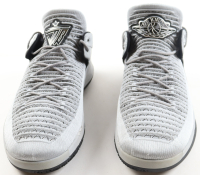 Jimmy Butler Twice-Signed Game-Used Pair of Air Jordan Basketball Shoes Inscribed "2-11-18" (JSA & MeiGray) at PristineAuction.com