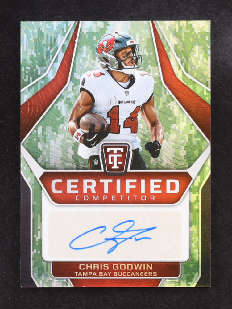 Chris Godwin 2024 Totally Certified Certified Competitor Autographs Mirror Platinum Camo #4 #18/25