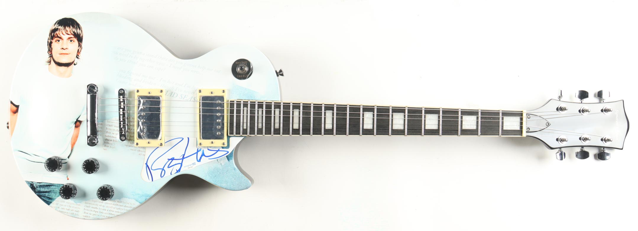 Rob Thomas Signed Full-Size Electric Guitar (ACOA & Autograph Pros) at PristineAuction.com Rob Thomas Signed Full-Size Electric Guitar (ACOA & Autograph Pros) at PristineAuction.com